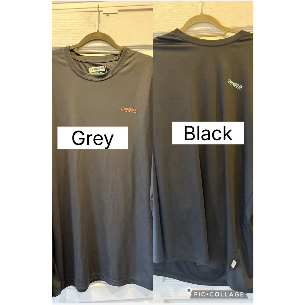 Two (2) Magellan Outdoors Casting Crew Long Sleeve T-shirts Fishing UPF 50 3xl
